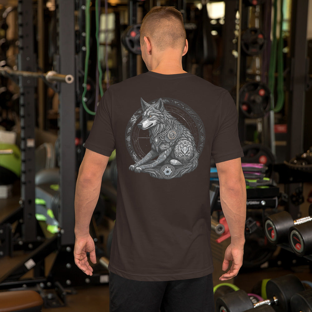 Norse Knotwork Dire Wolf T-Shirt