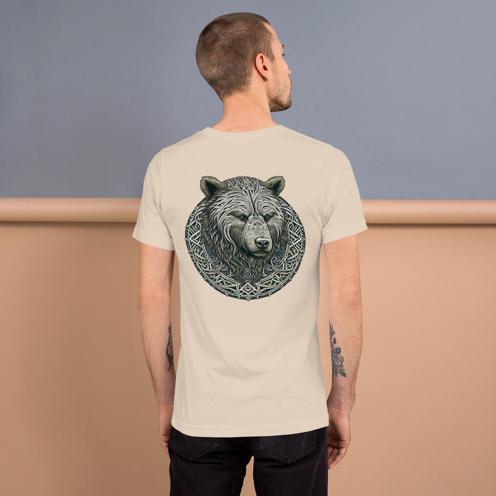 Norse Knotwork Grizzly Bear T-Shirt